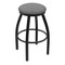 Holland Bar Stool Co 30" Swivel Bar Stool, Black Wrinkle, Graph Seat X802 - alternate 1